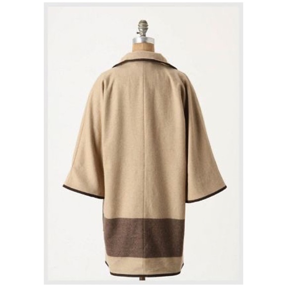 Anthro “Dipped Nugget Cape” by Woolrich - Picture 4 of 14